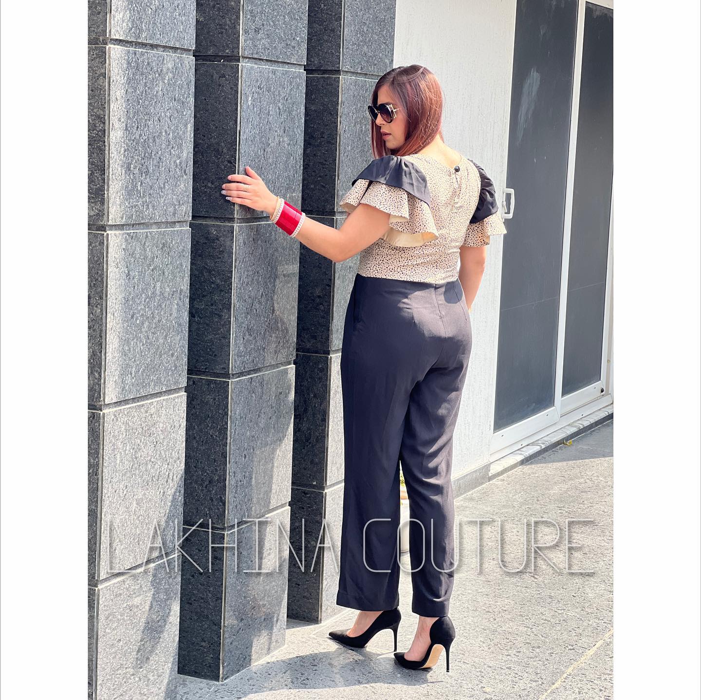Half & Half Jumpsuit