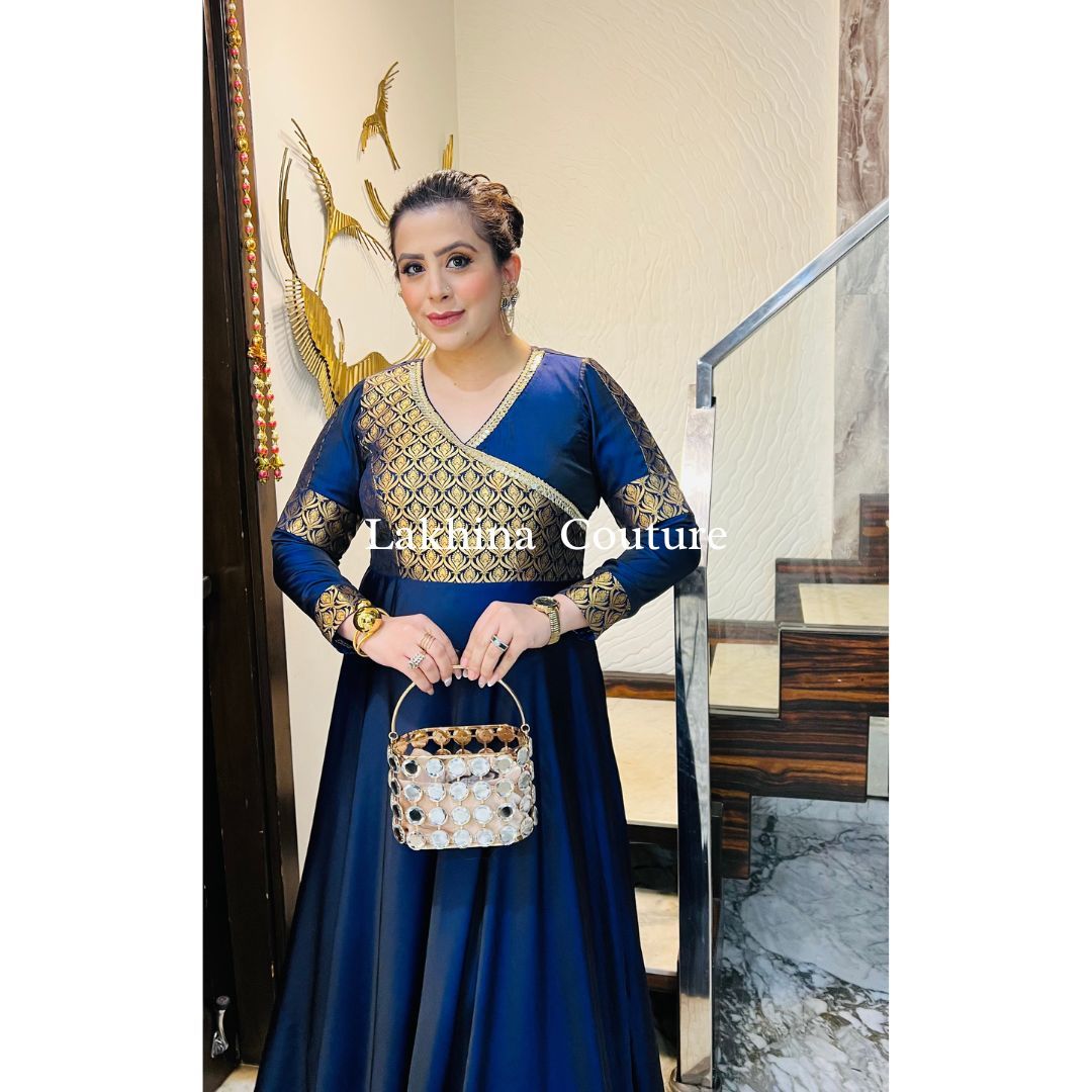 Dual Blue Winter Gown