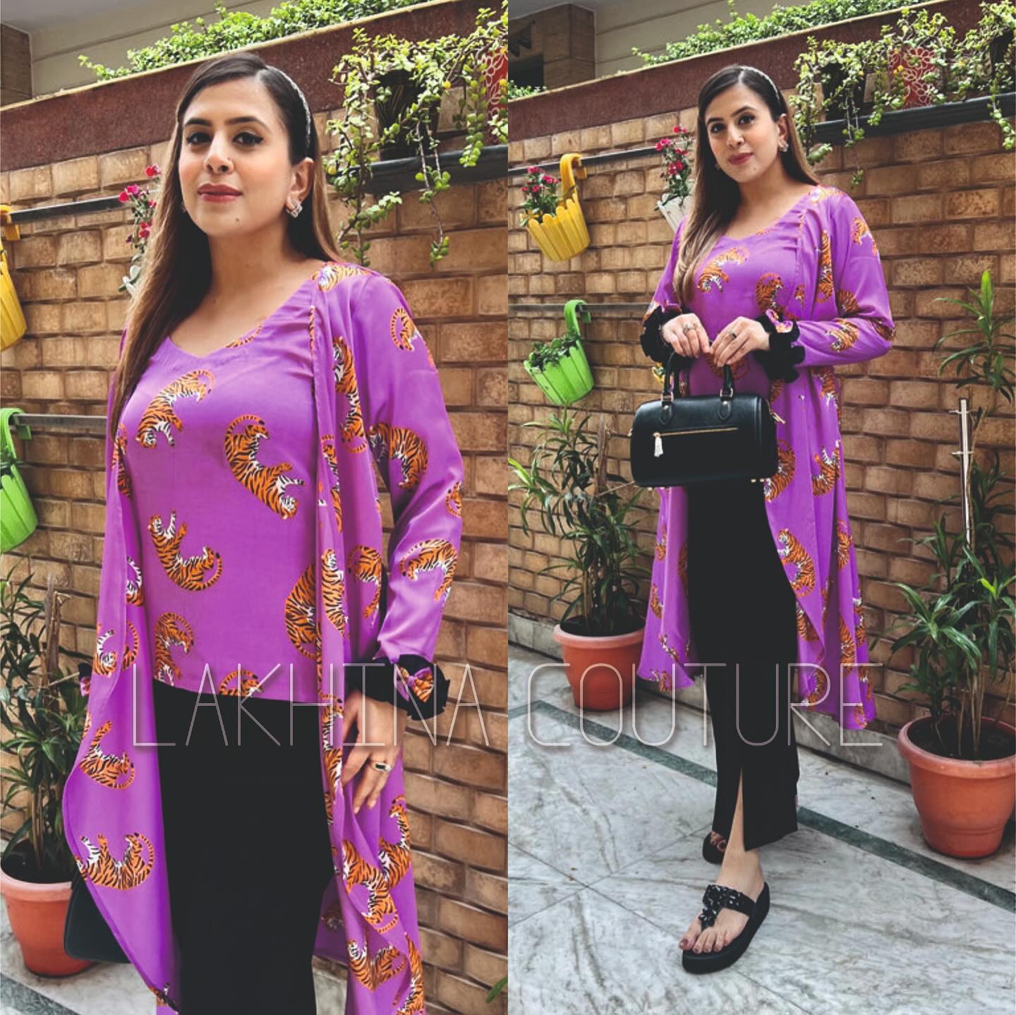 Purple Tiger Top