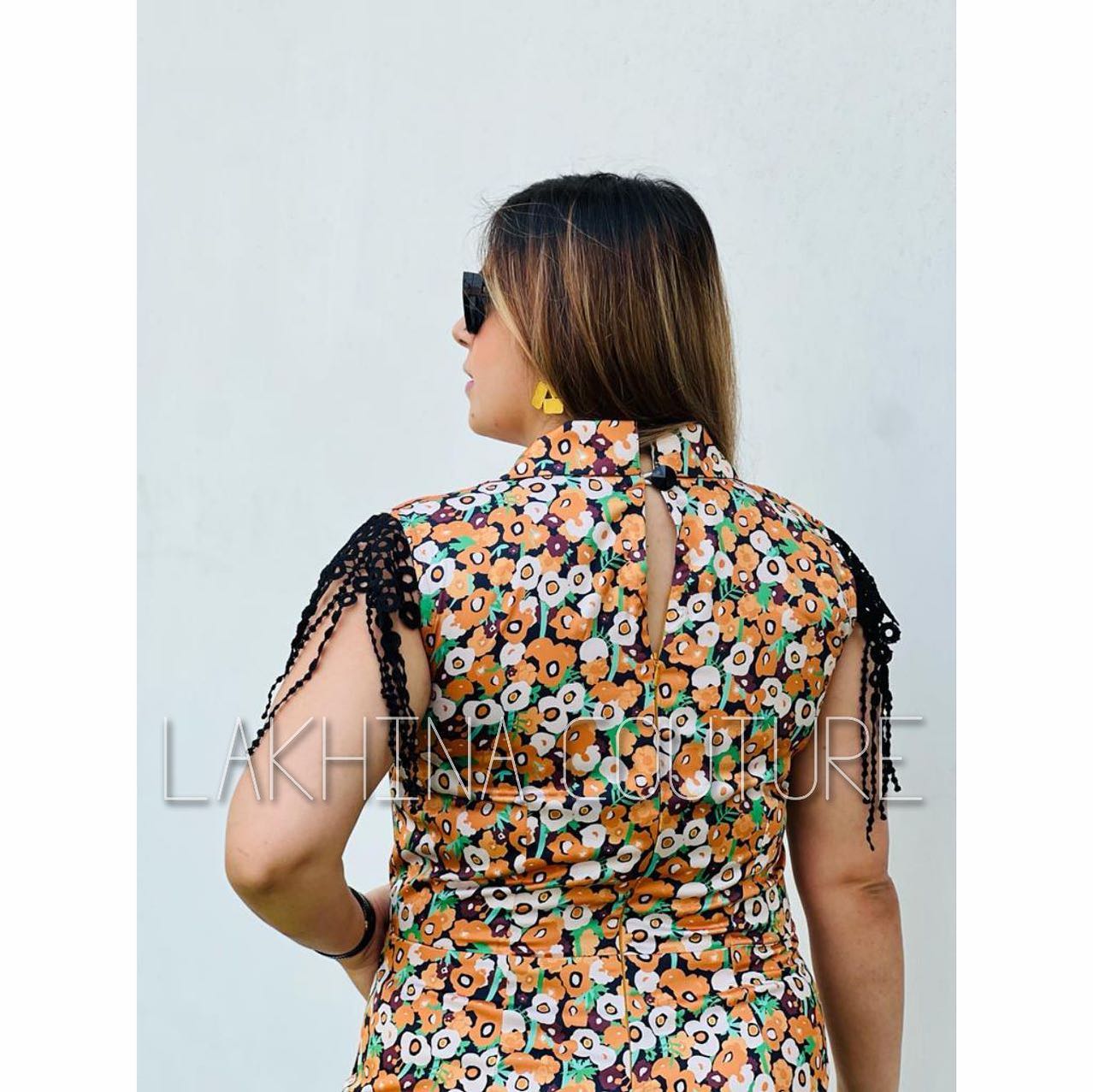 Multicolored Floral Jumpsut