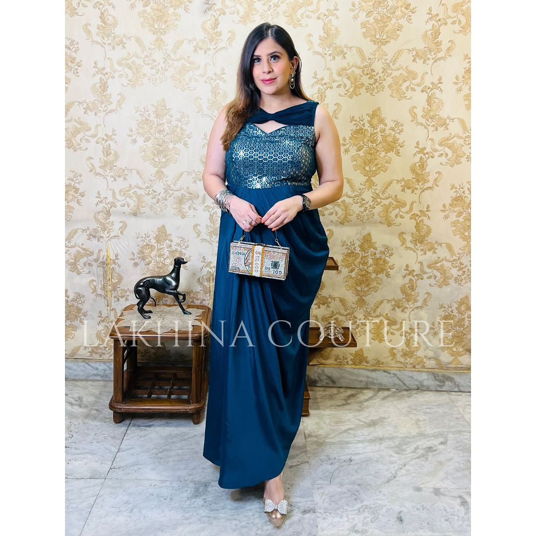 Peacock Cocktail Drape