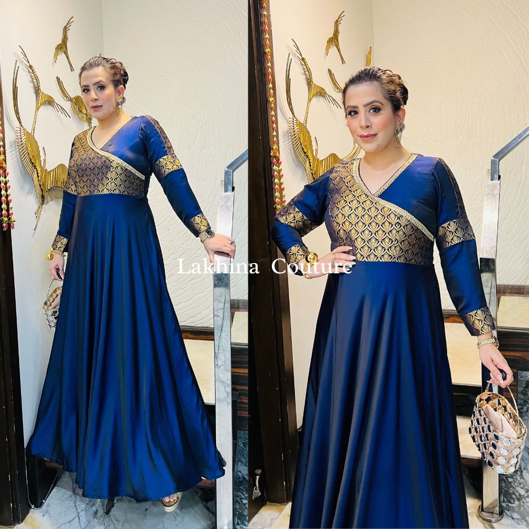 Dual Blue Winter Gown