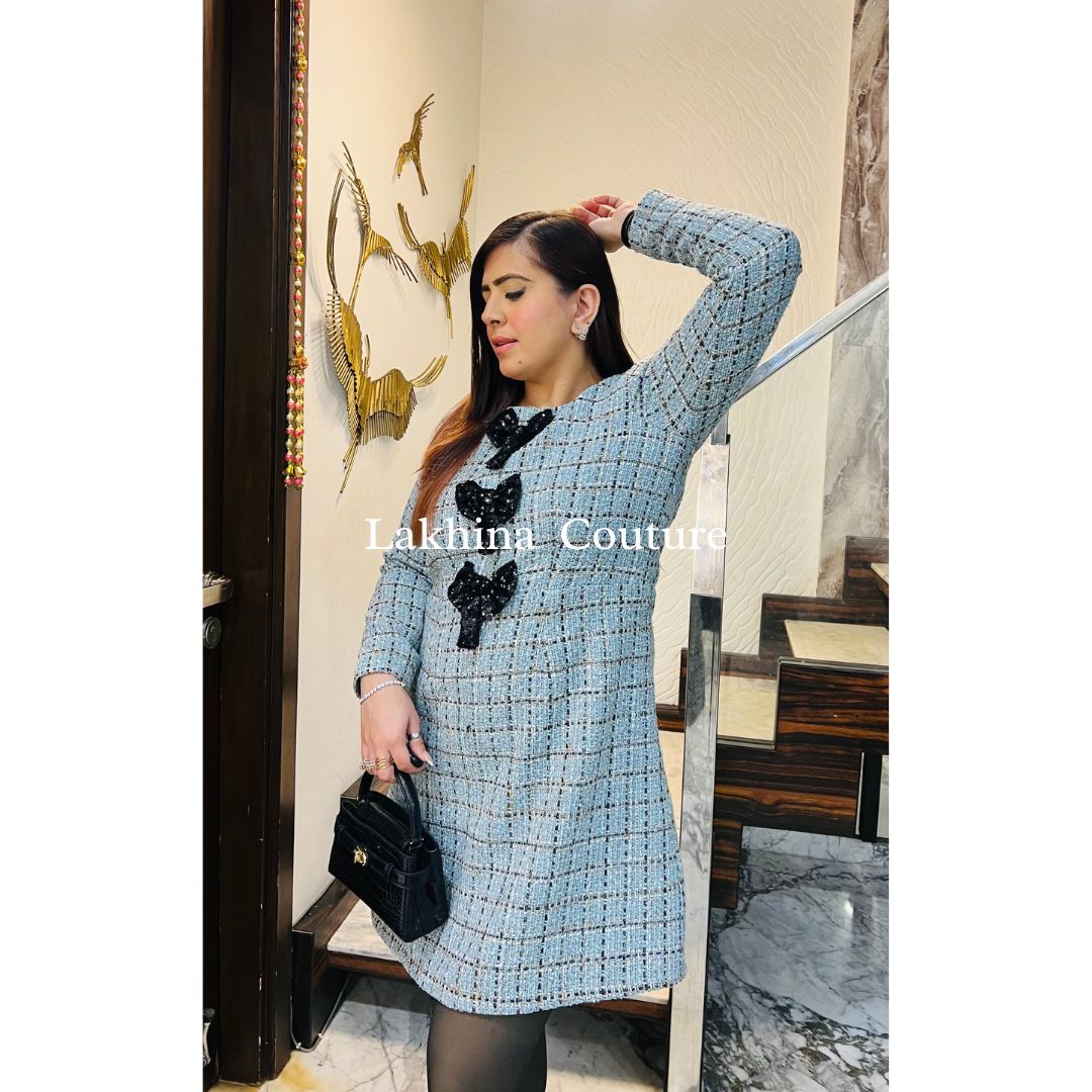 Bow Beauty Tweed Dress