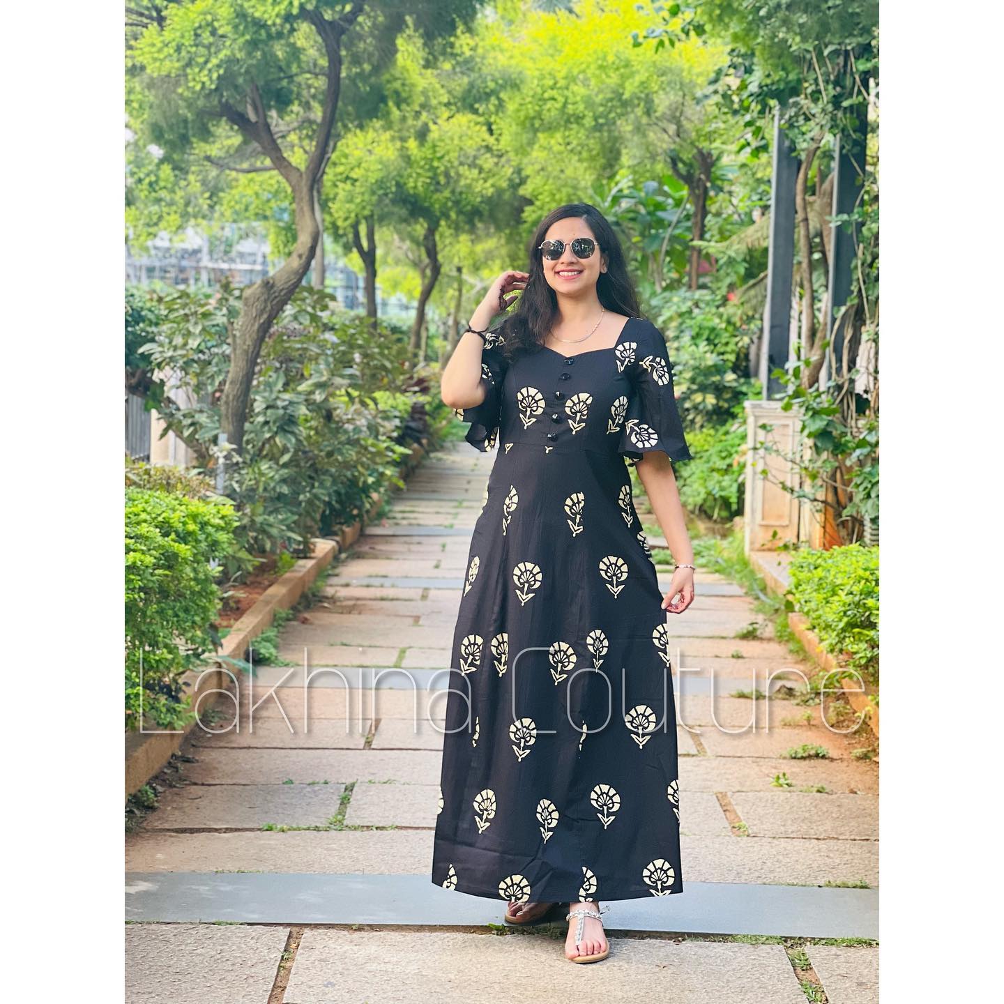 Black Batik Maxi