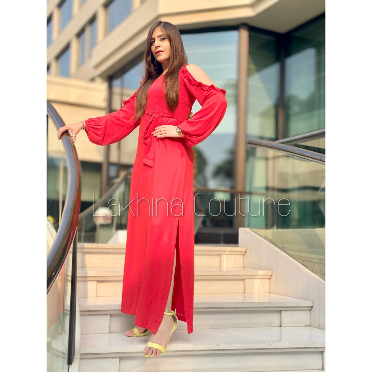 Red Unique Maxi