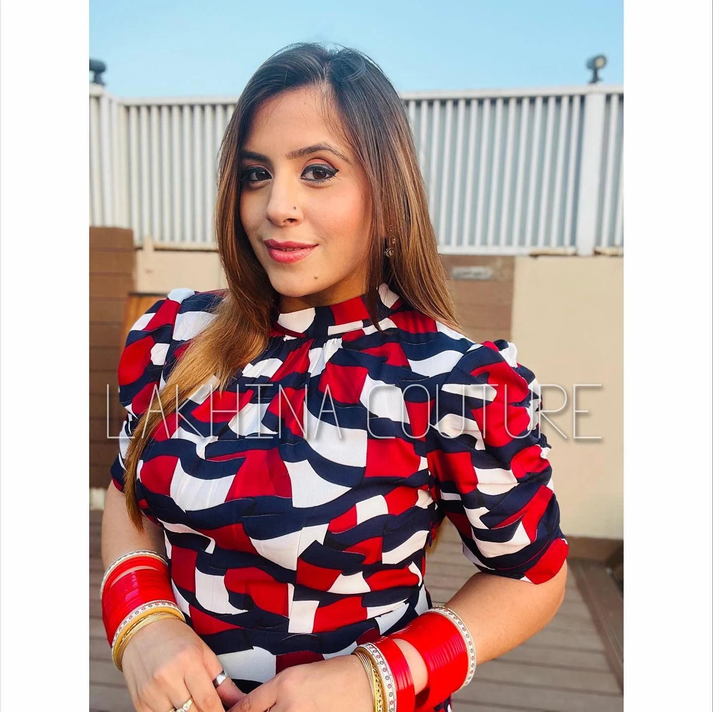 Geometrical Summer Midi