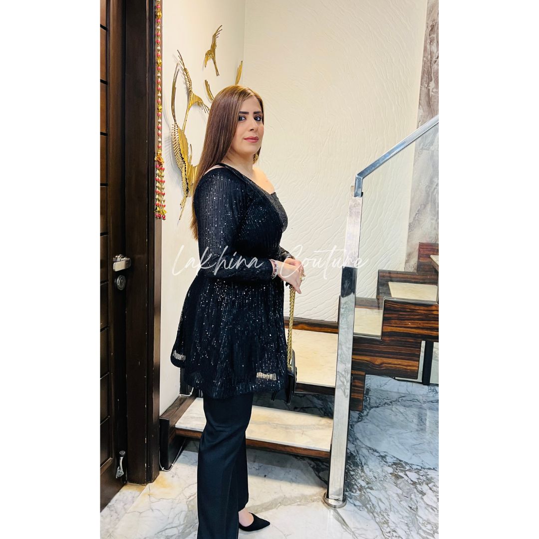 Black Sequin Co-Ord