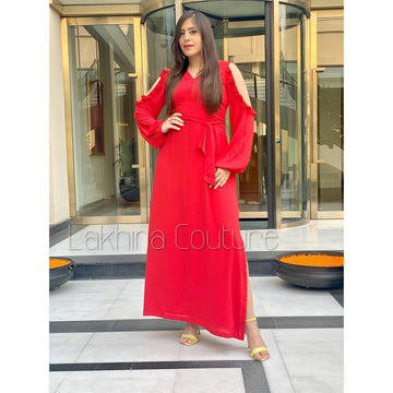 Red Unique Maxi