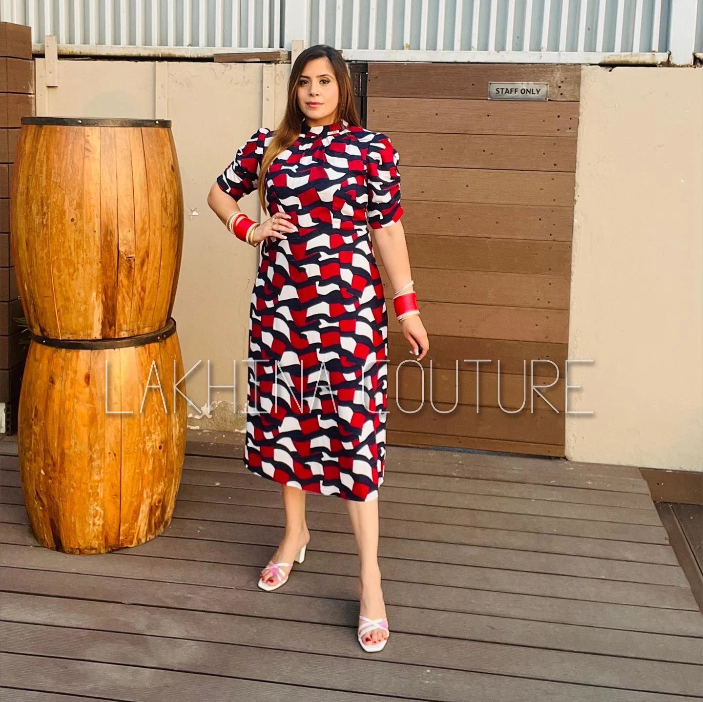 Geometrical Summer Midi
