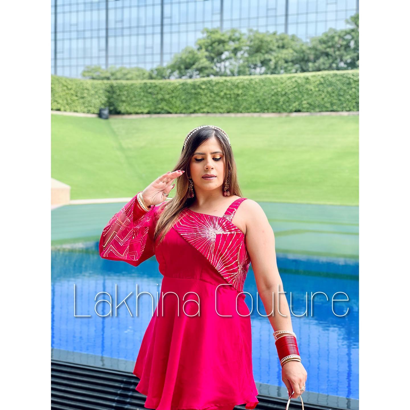 Pink Embroidered Co-Ord Set