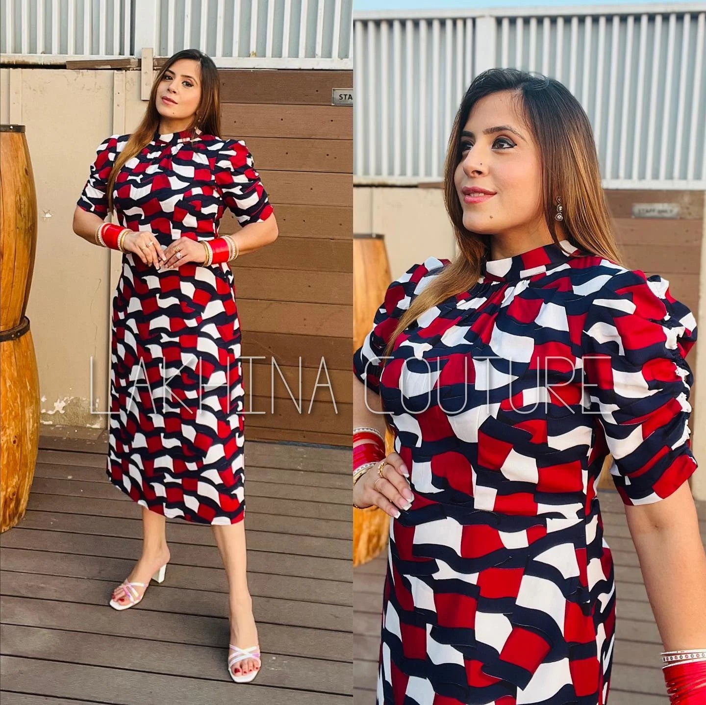 Geometrical Summer Midi