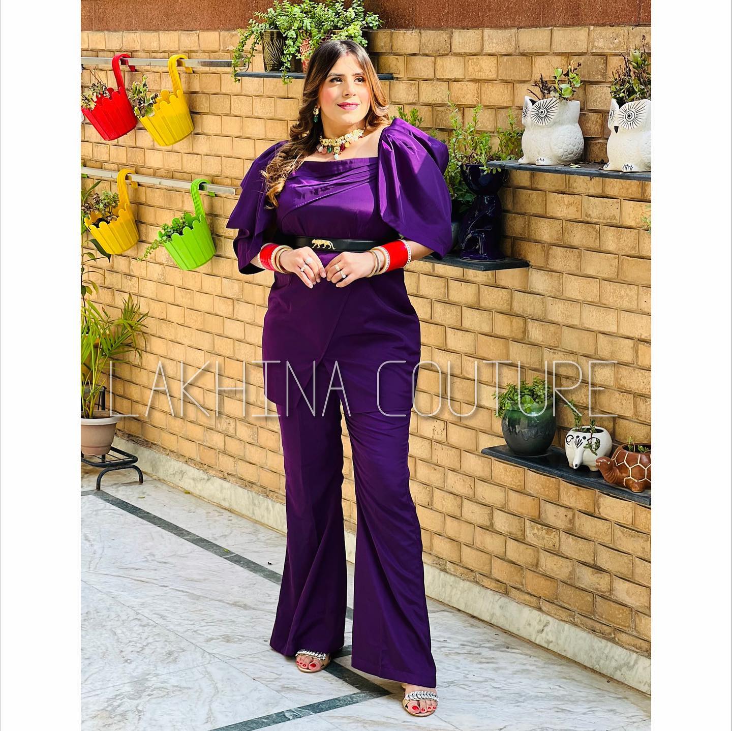 Purple Designer Co-Ord Set