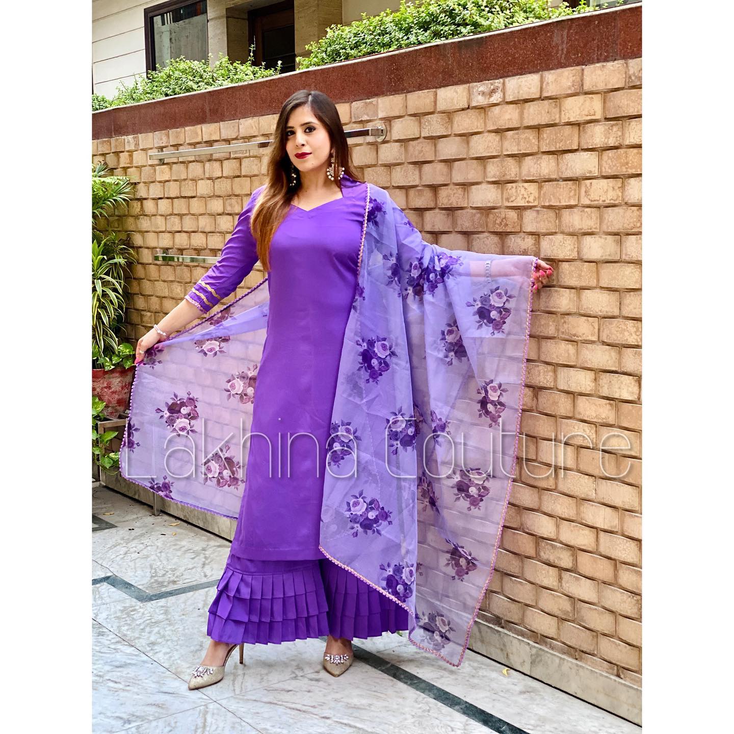 Periwinkle Purple Suit