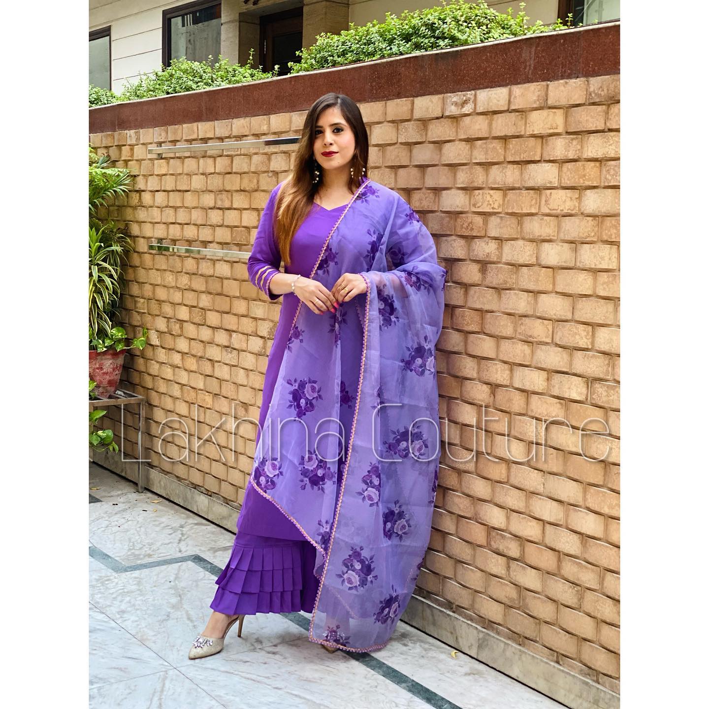 Periwinkle Purple Suit