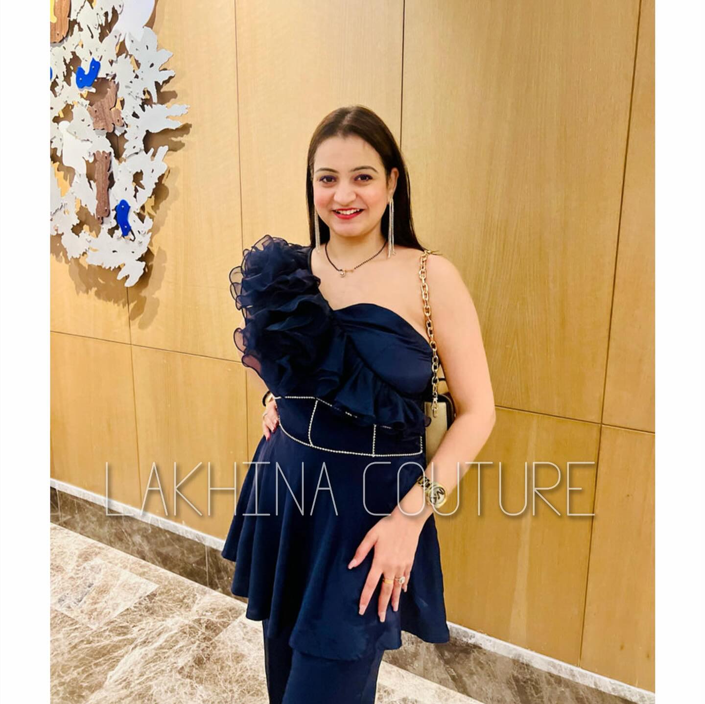 Vironikaâ€™s Ruffled Blue Co-ord