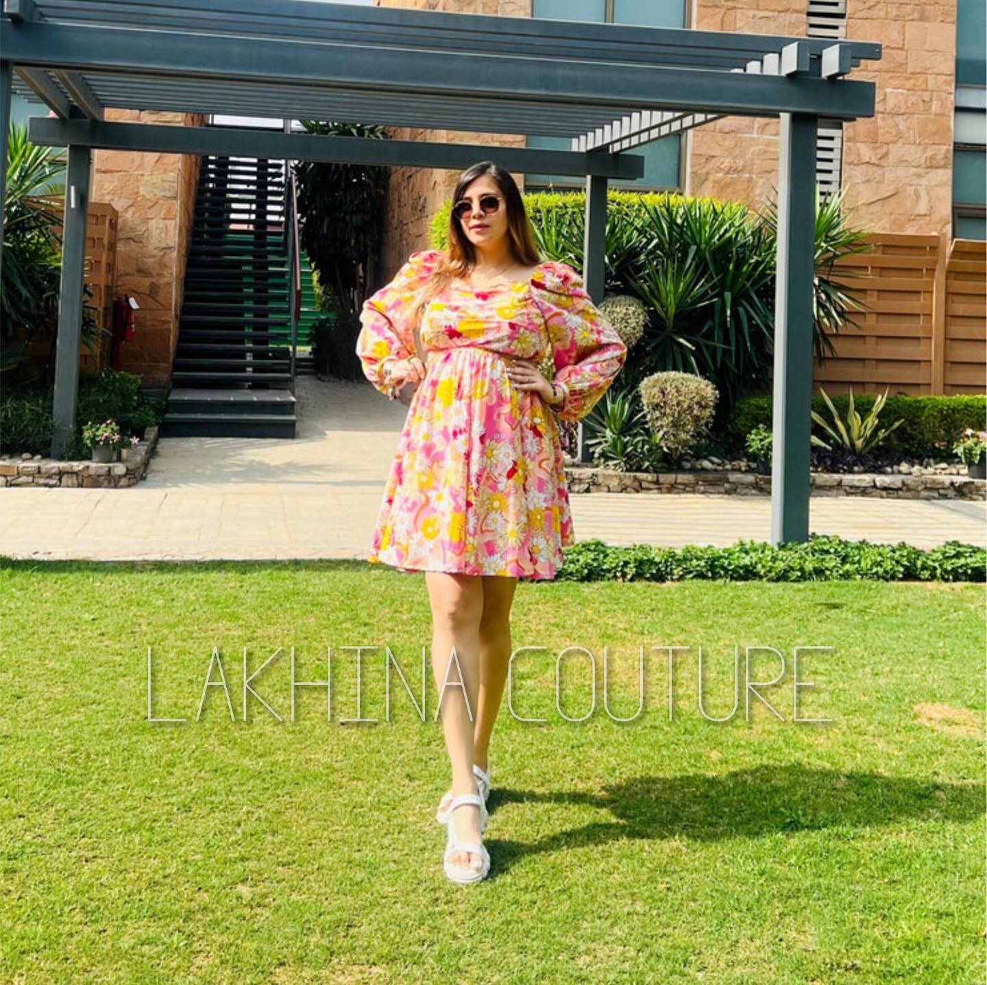 Cute Pink Cuts Dress