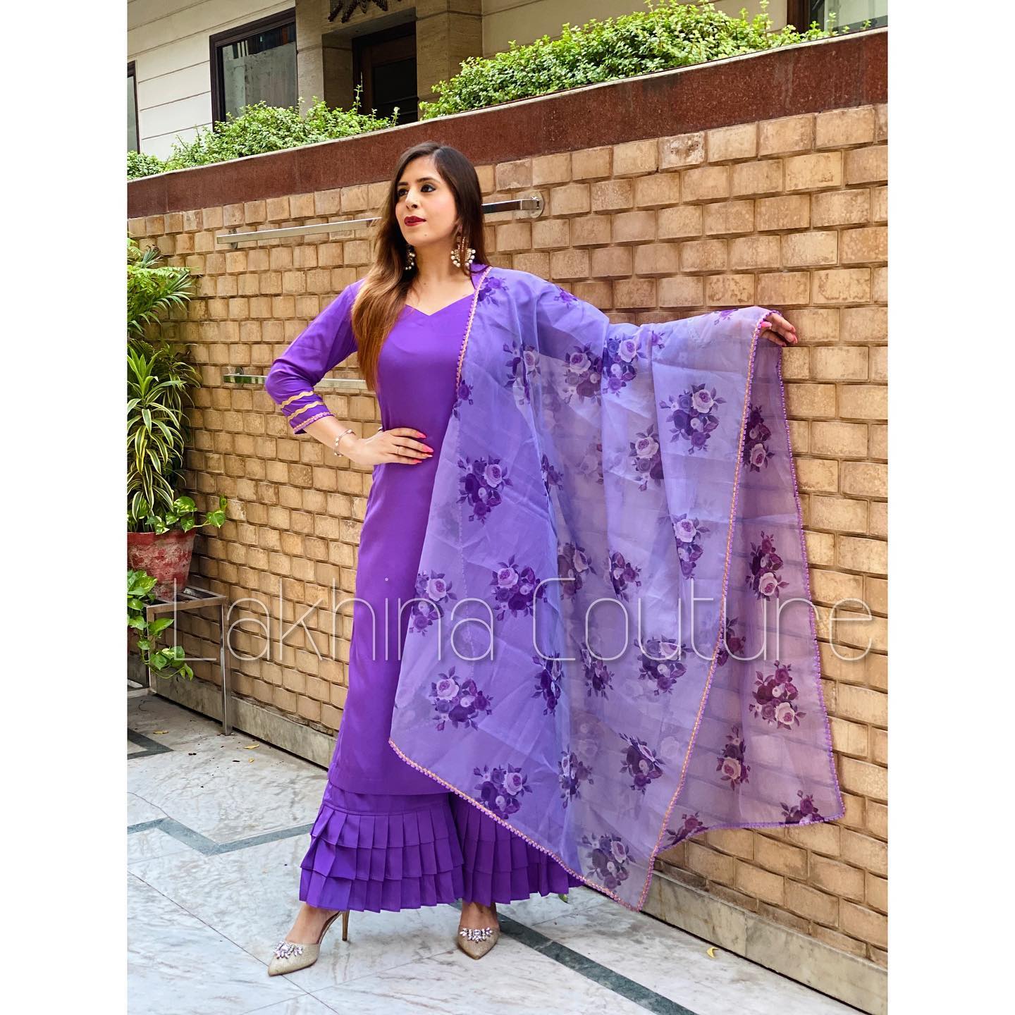 Periwinkle Purple Suit
