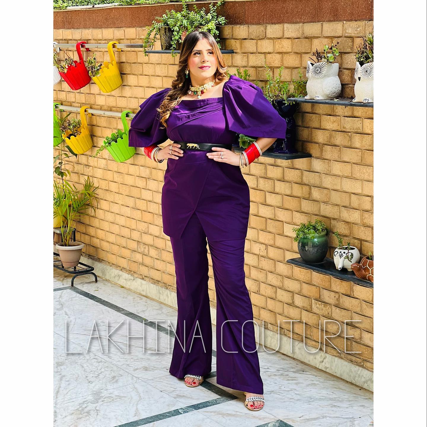 Purple Designer Co-Ord Set