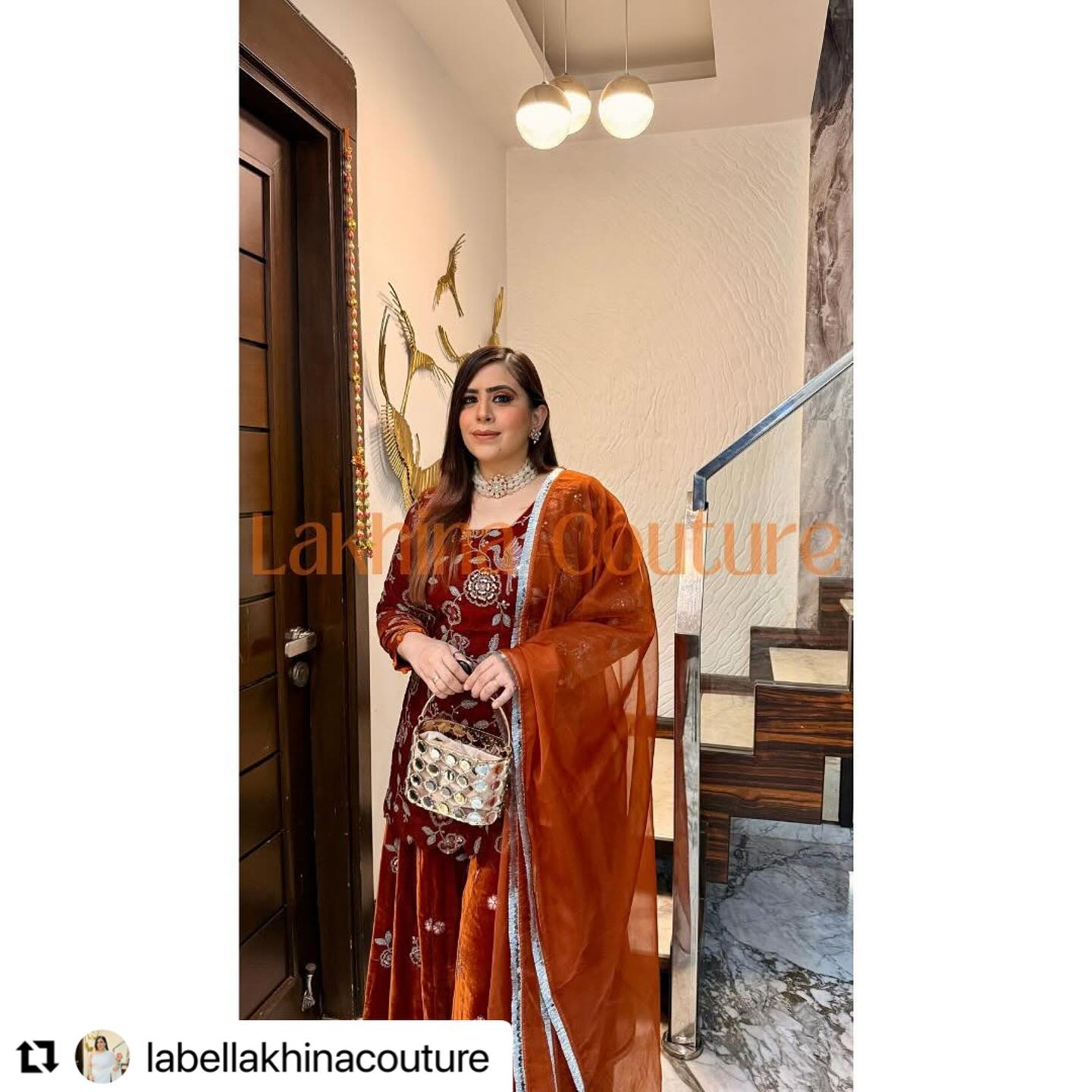 Sunset Radiance Sharara Suit