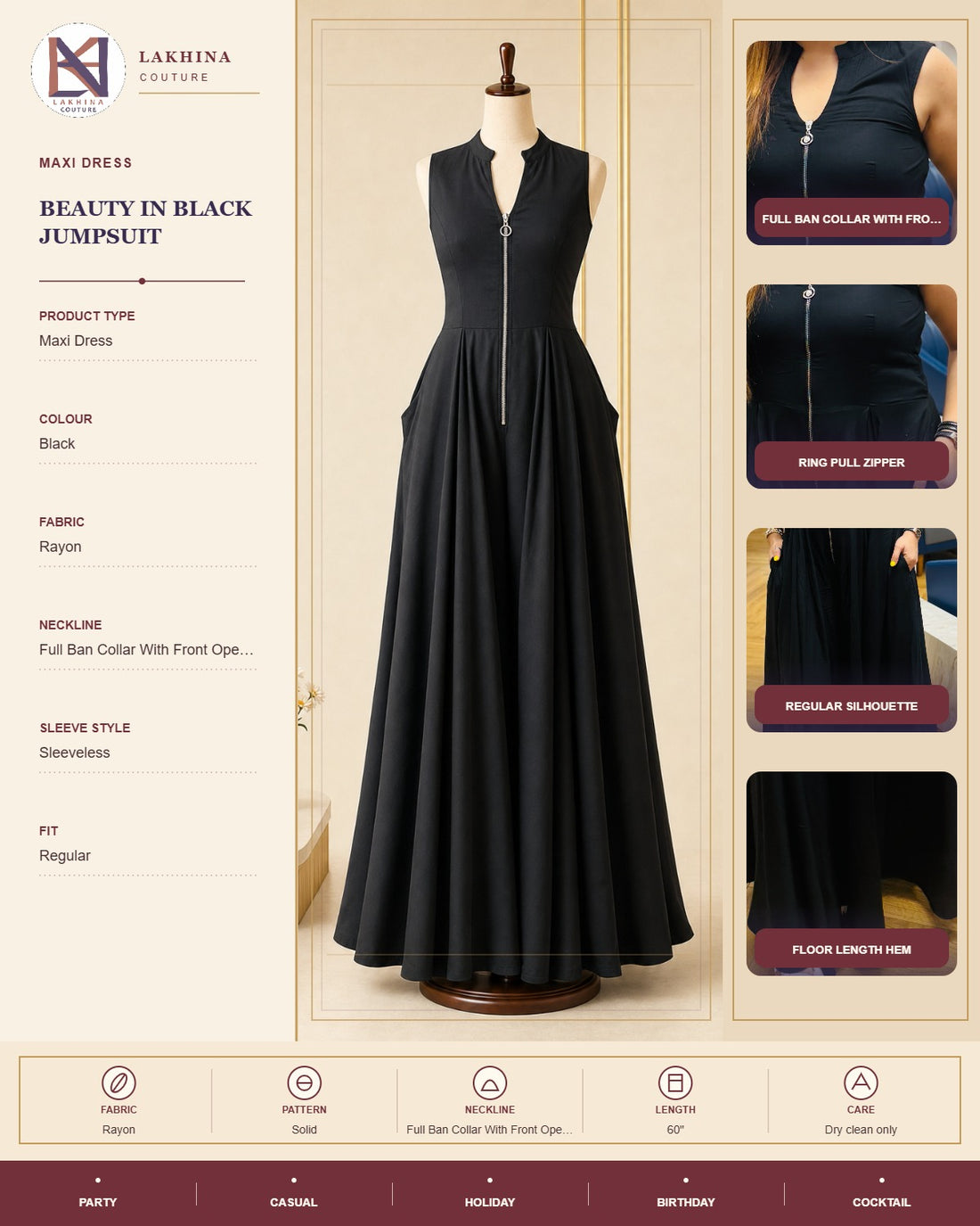 Beauty in Black Jumpsuit