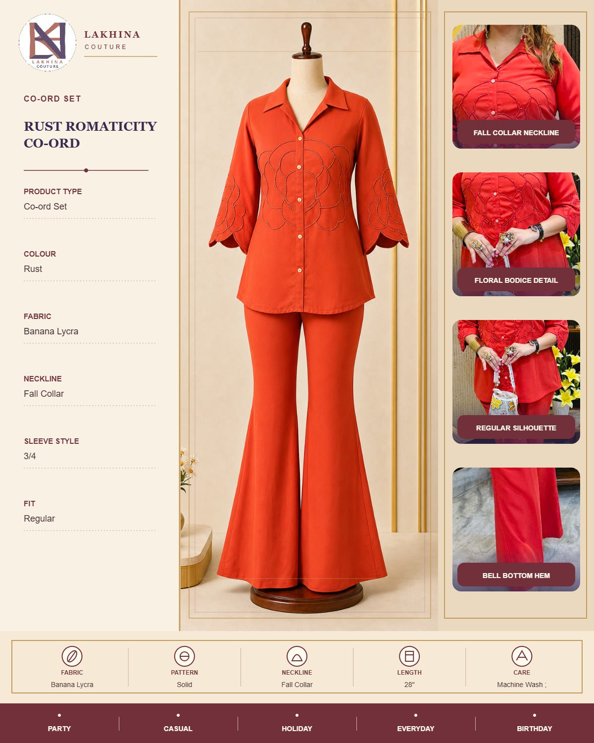 Rust Romaticity Co-Ord
