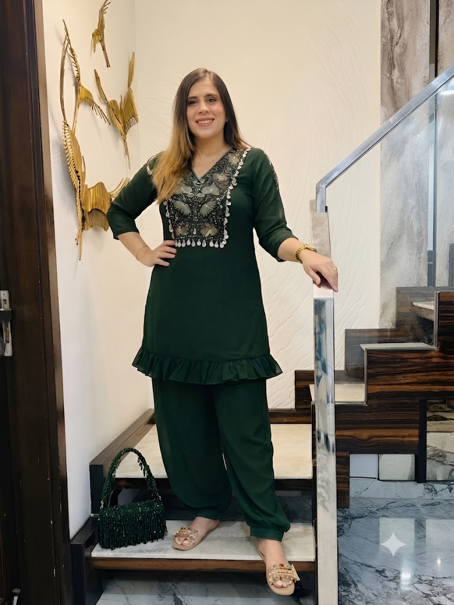 Dark Green Suit