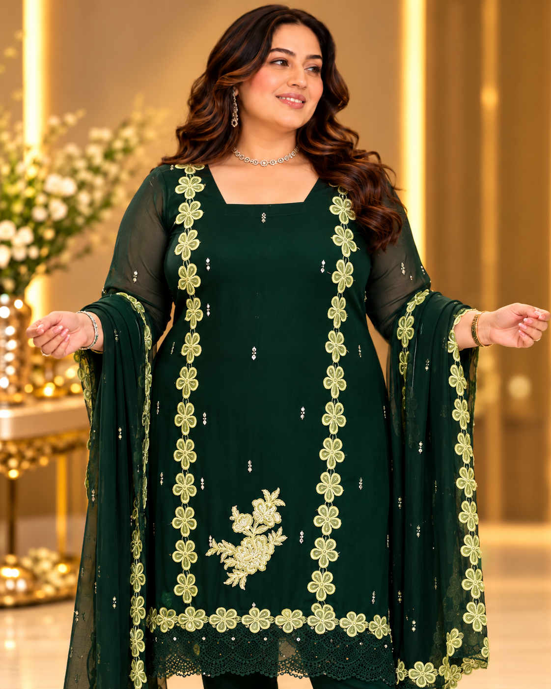 Emerald Meadow Green Party Suit
