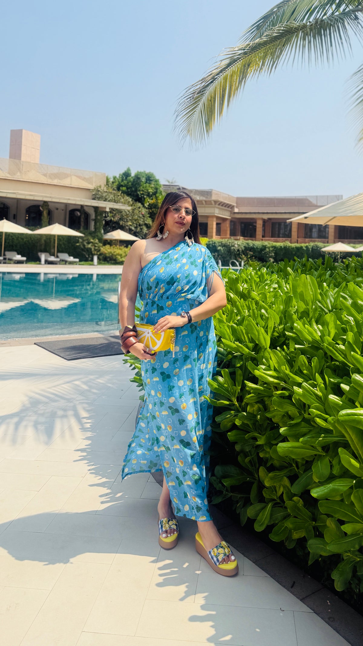 Amalfi Lemon Maxi Dress