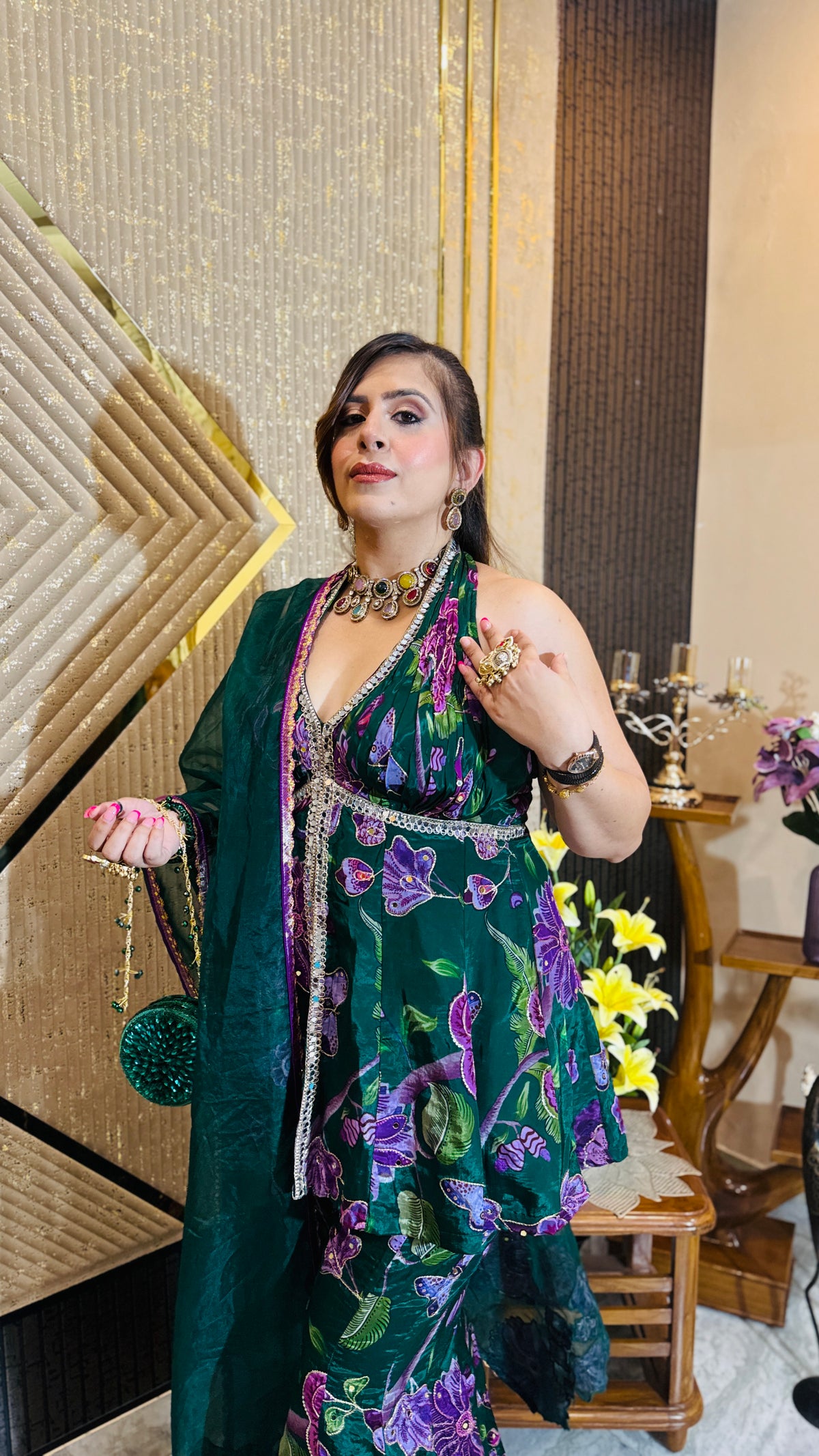 Greedy Green Garara Suit