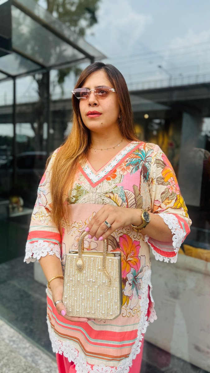 Date The Floral Farshi Co-Ord