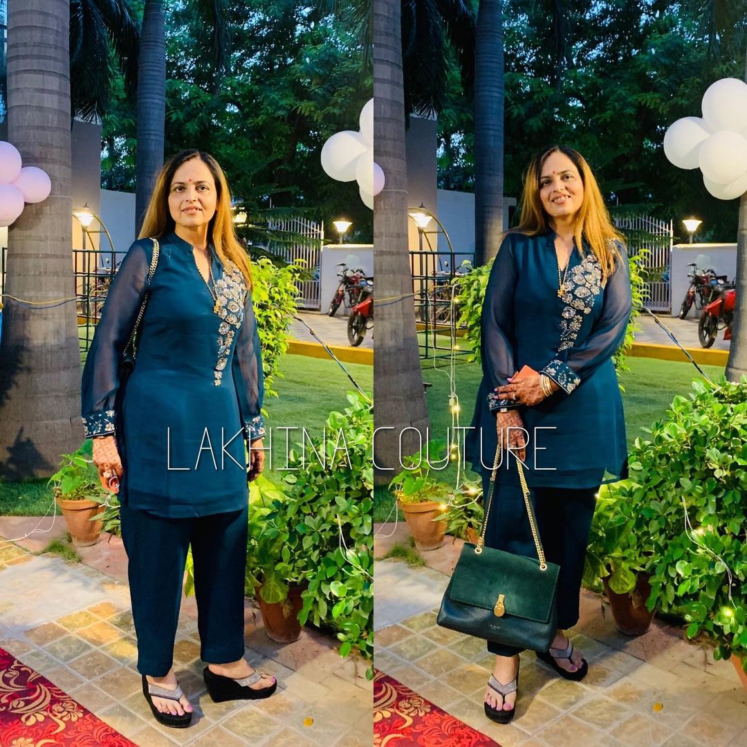 Peacock Metalic Co-Ord