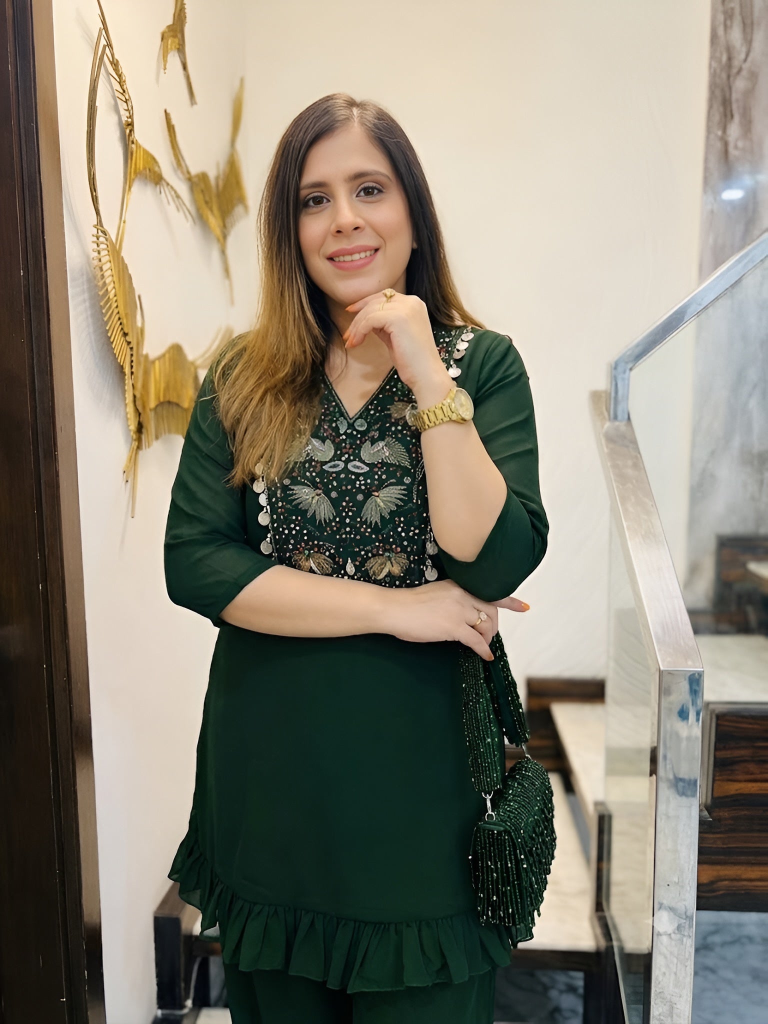 Dark Green Suit