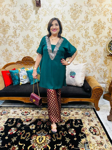 Green Kaftaan Co-Ord