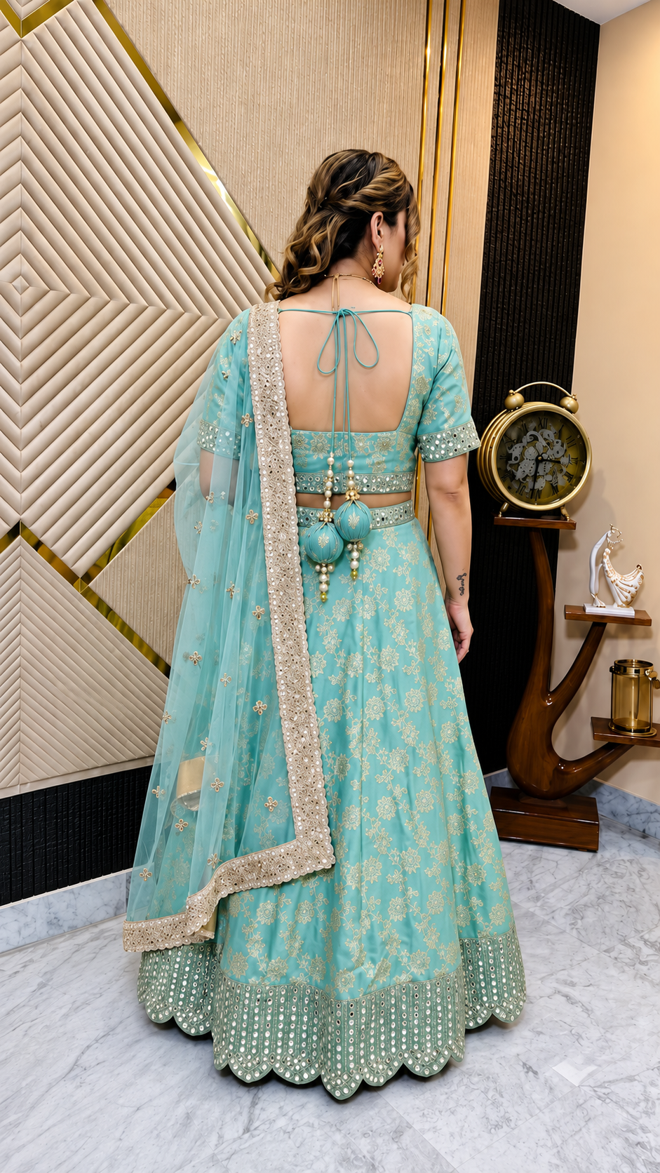 Sage Green Lehenga Set