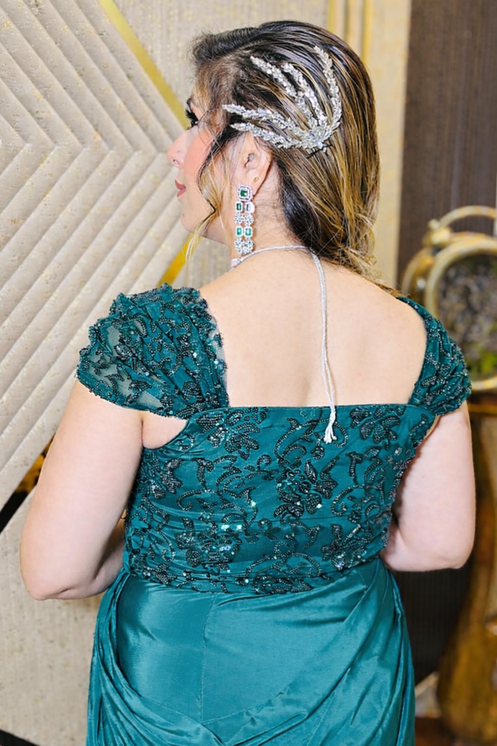 Belvedere Cocktail Drape | Party Wear | Lakhina Couture - Look 4