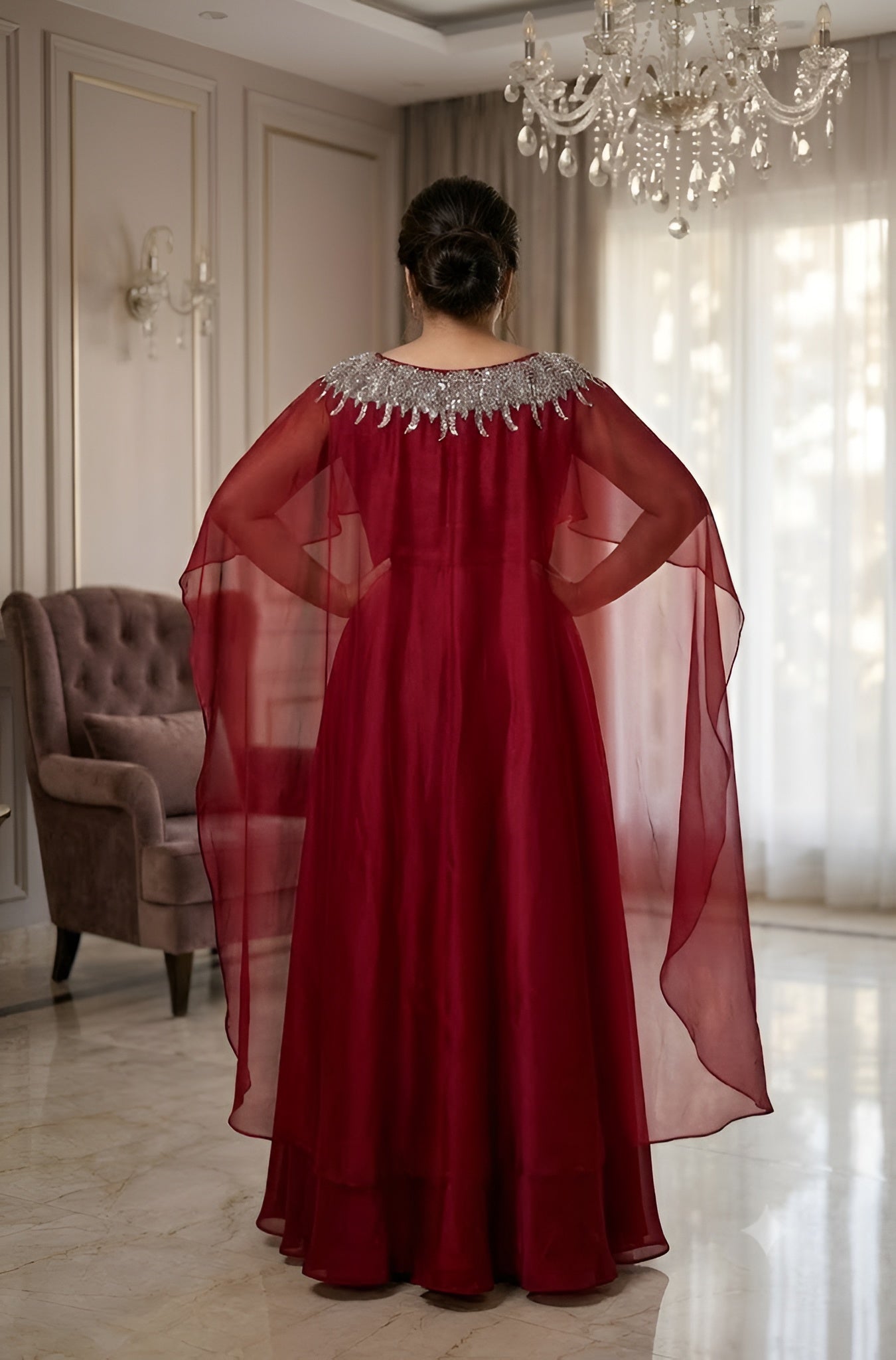 Cranberry Date Gown