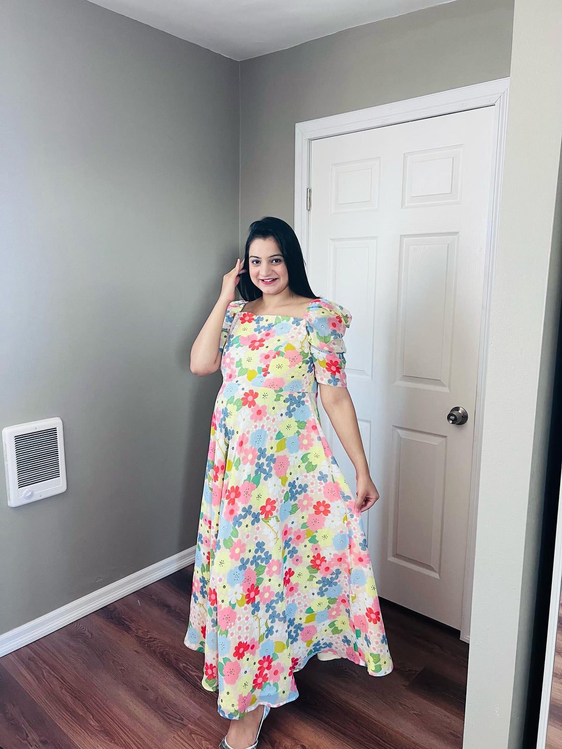 Maternity Floral Maxi