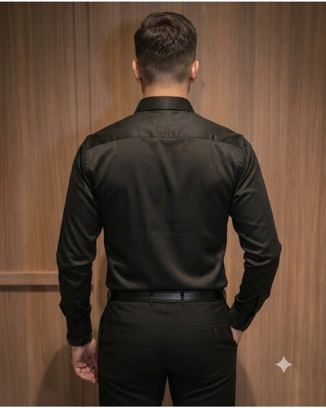 Midnight Geometry Black Shirt