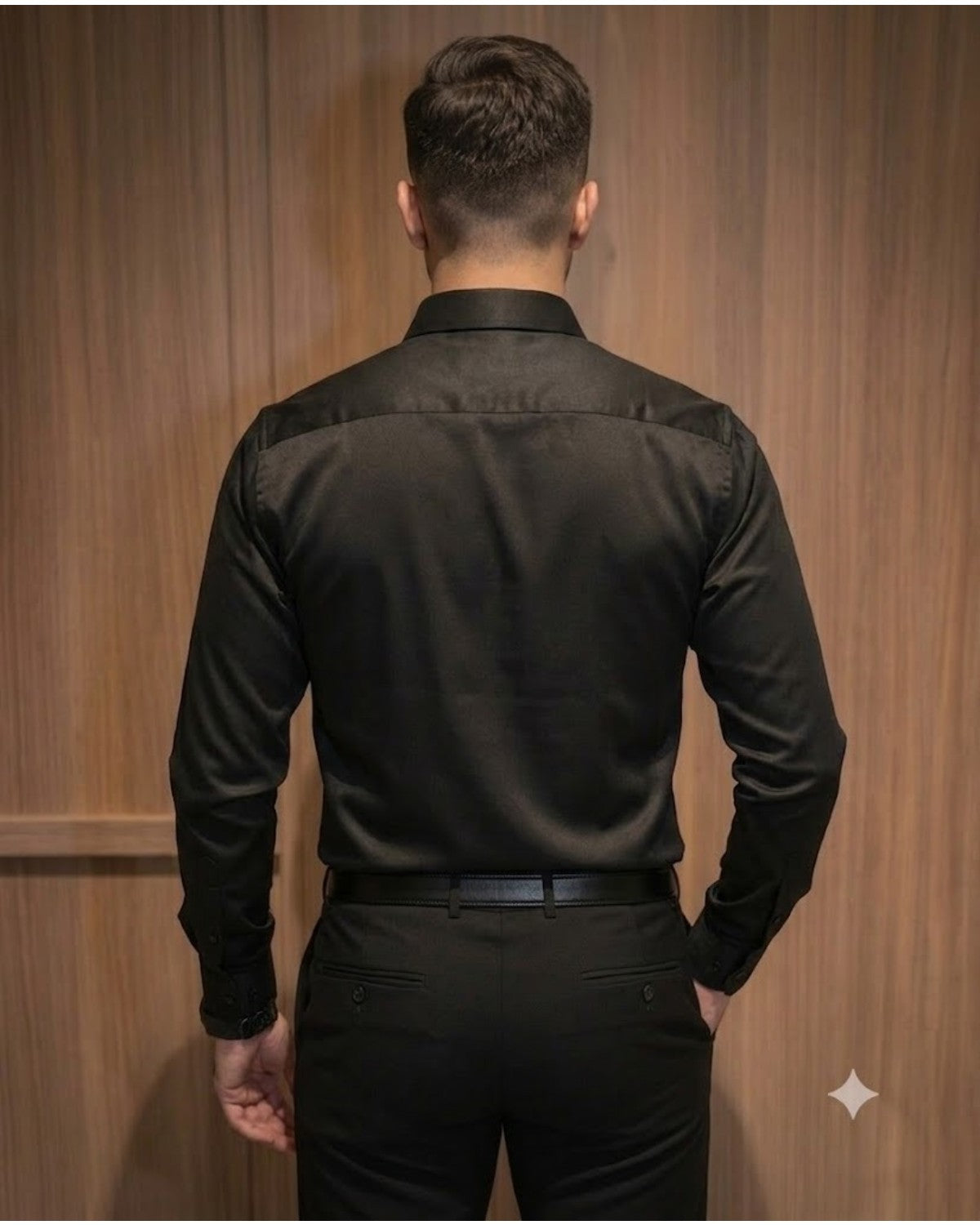 Midnight Geometry Black Shirt