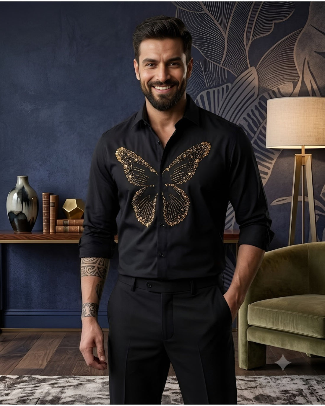 Midnight Monarch Black Shirt