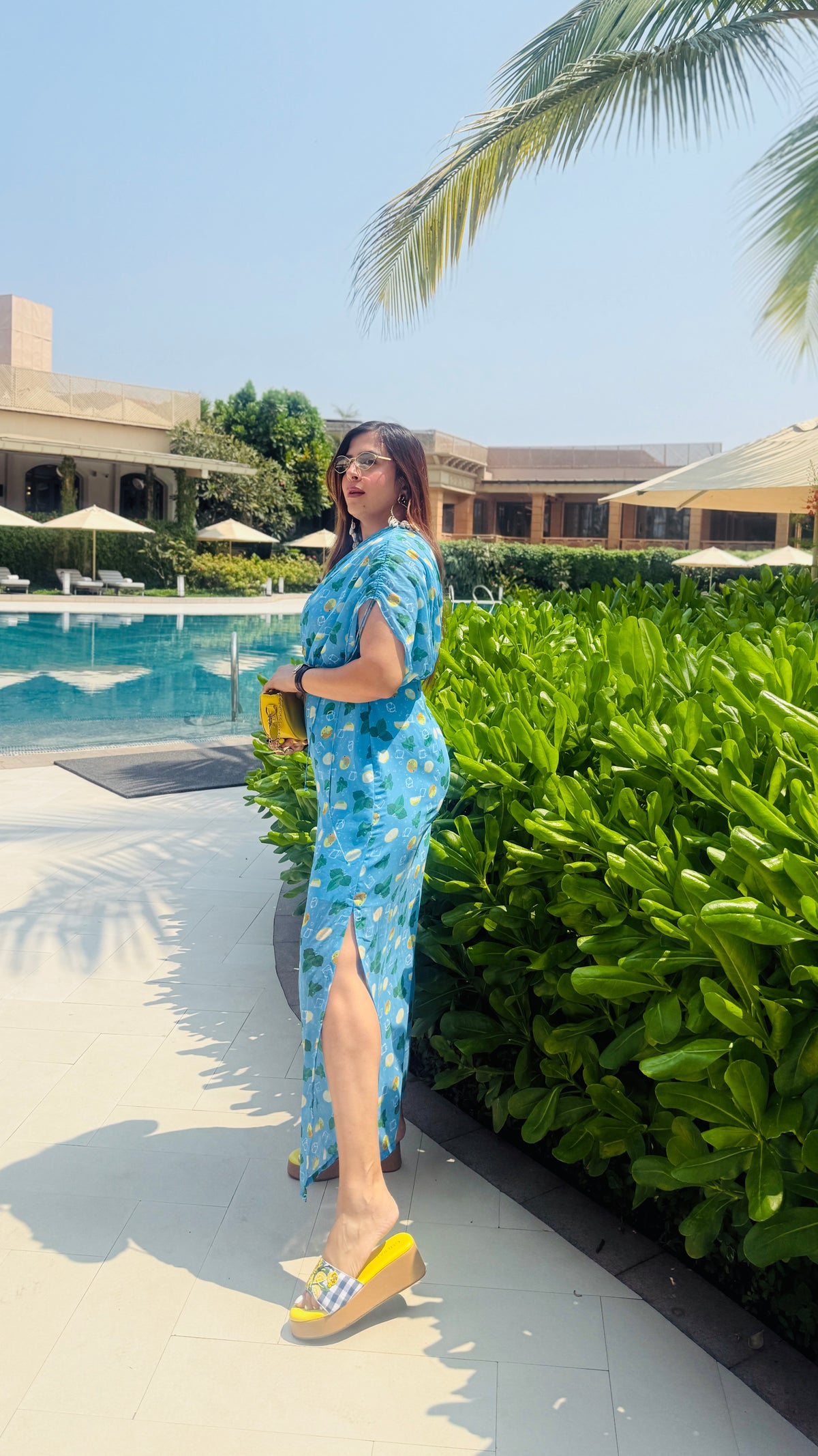 Amalfi Lemon Maxi Dress