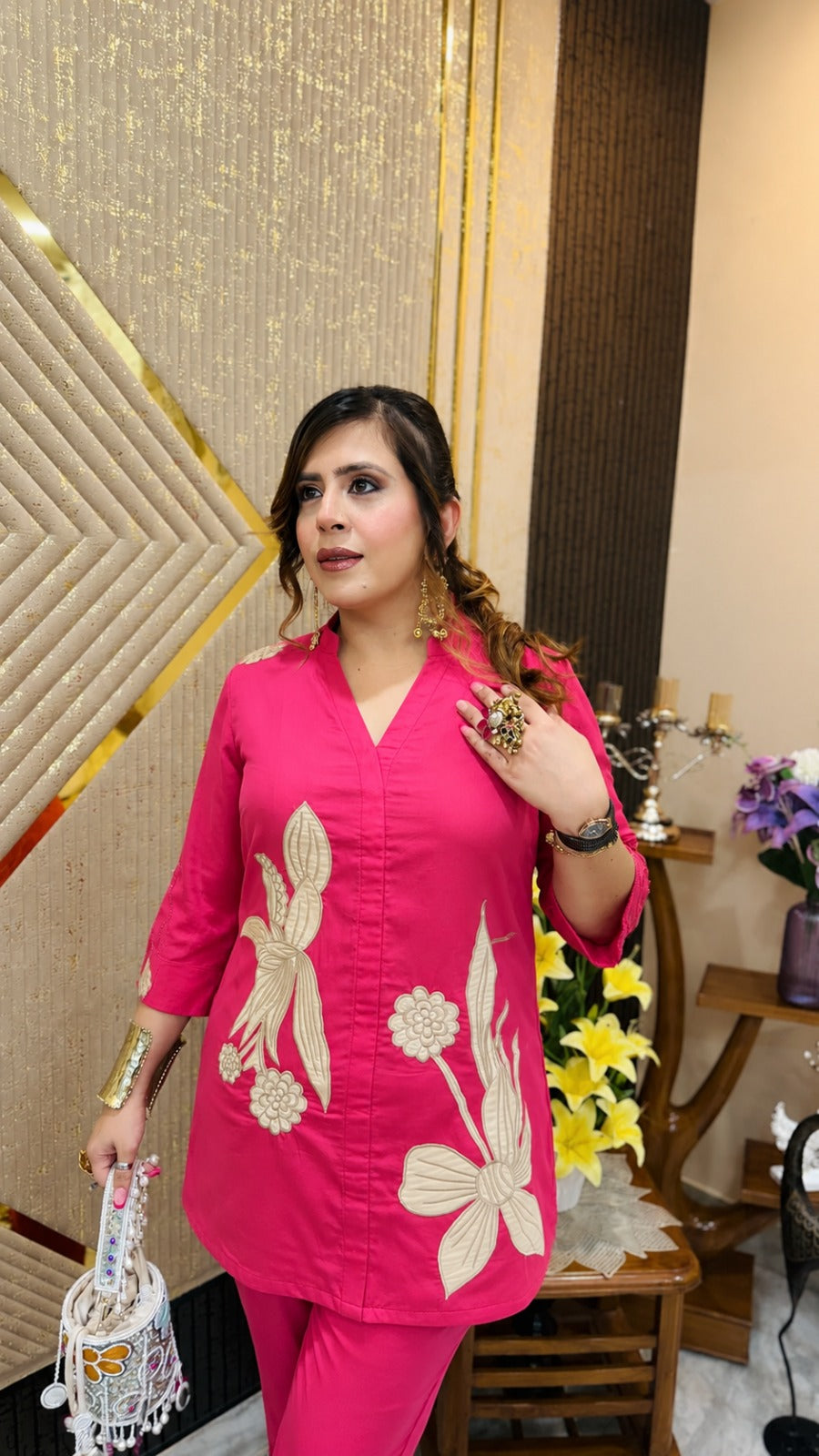 Gulabi Bloom Pink Co-Ord Set