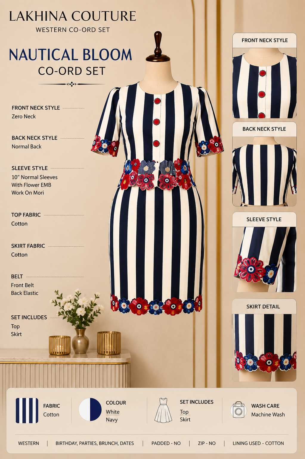 Stripes Playhouse Co-ord