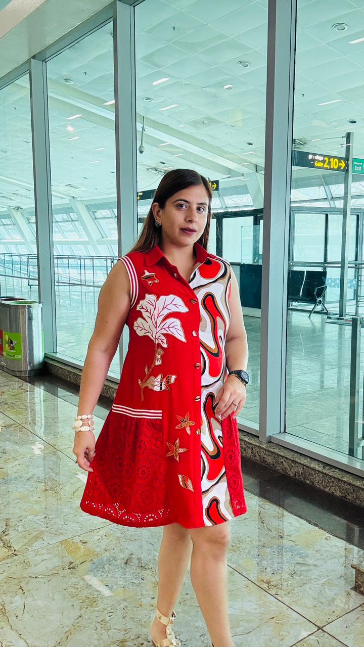 Every Red-dy Shirt Dress