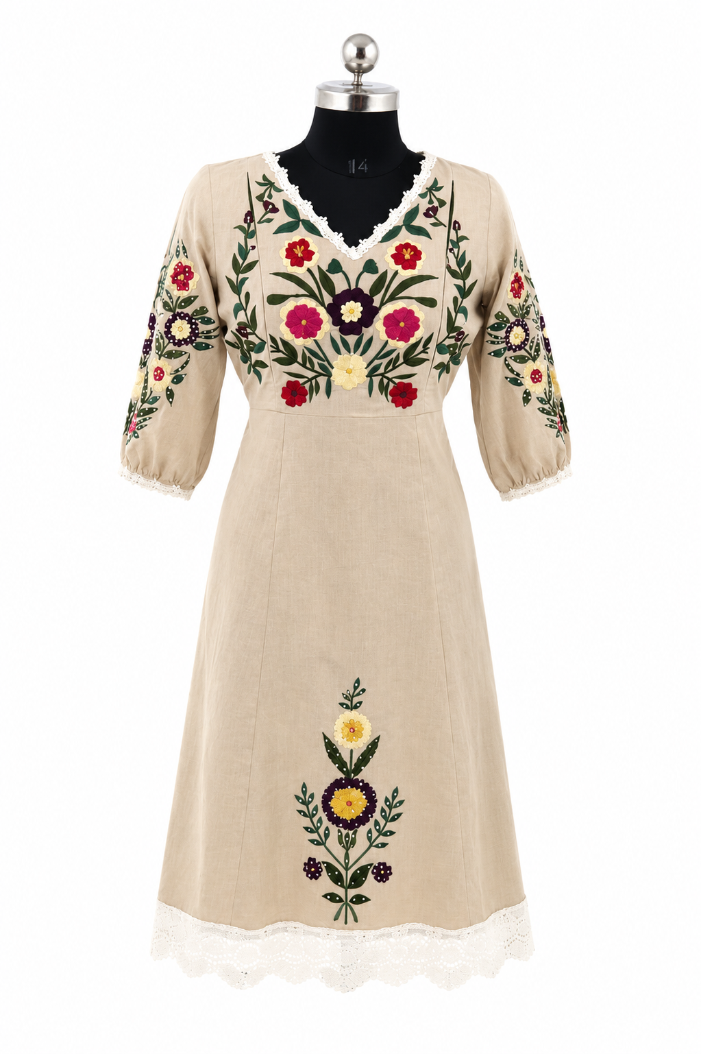 Bloom Floral Feeding Midi | Lakhina Couture - Look 8