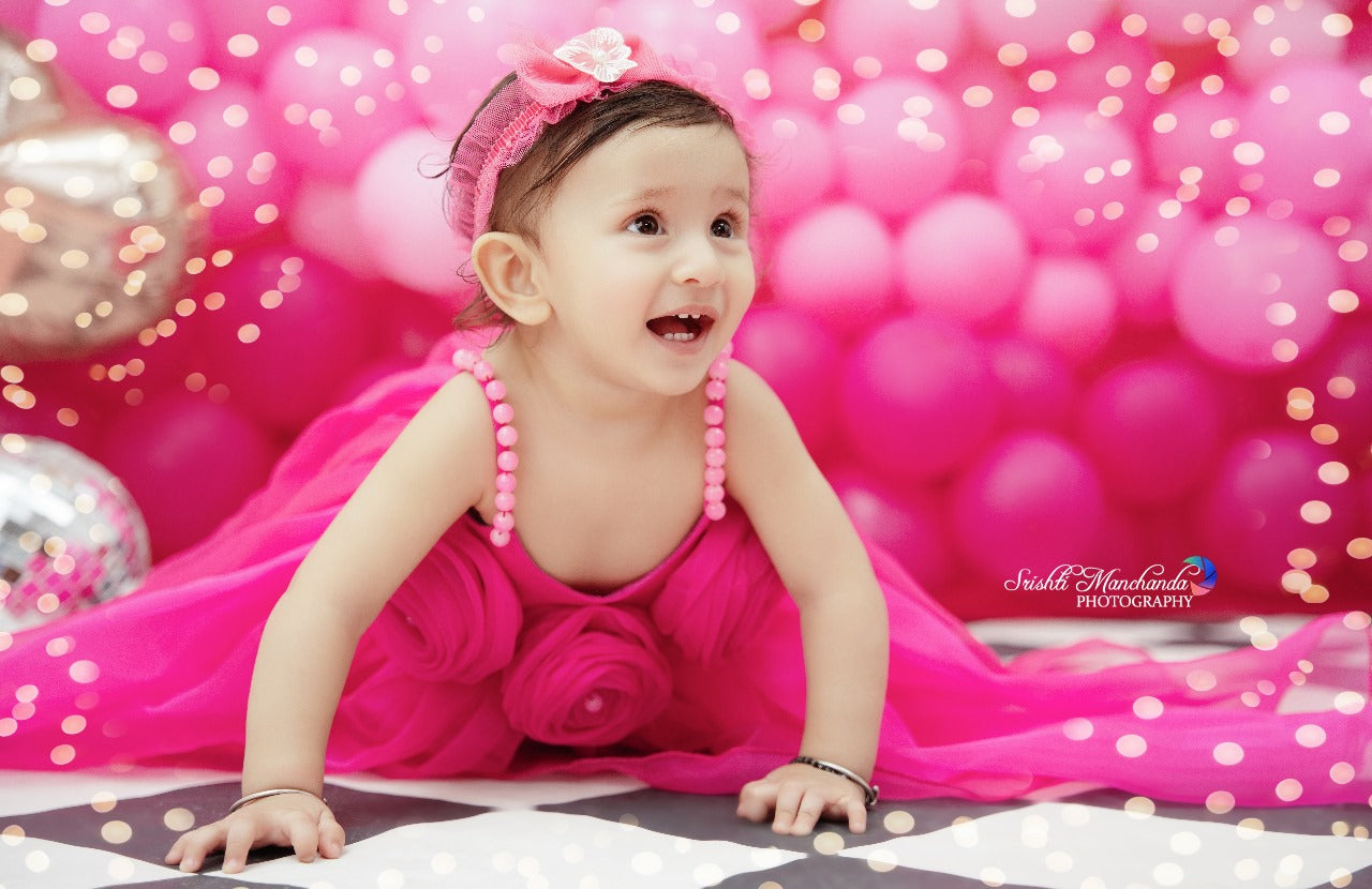 Tickled Pink Organza Gown