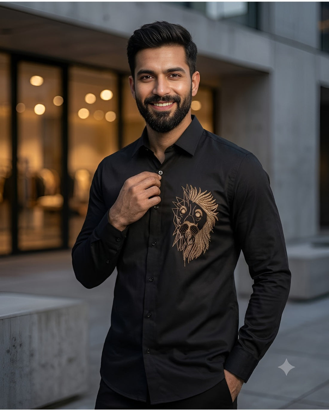 Regal Mane Black Shirt