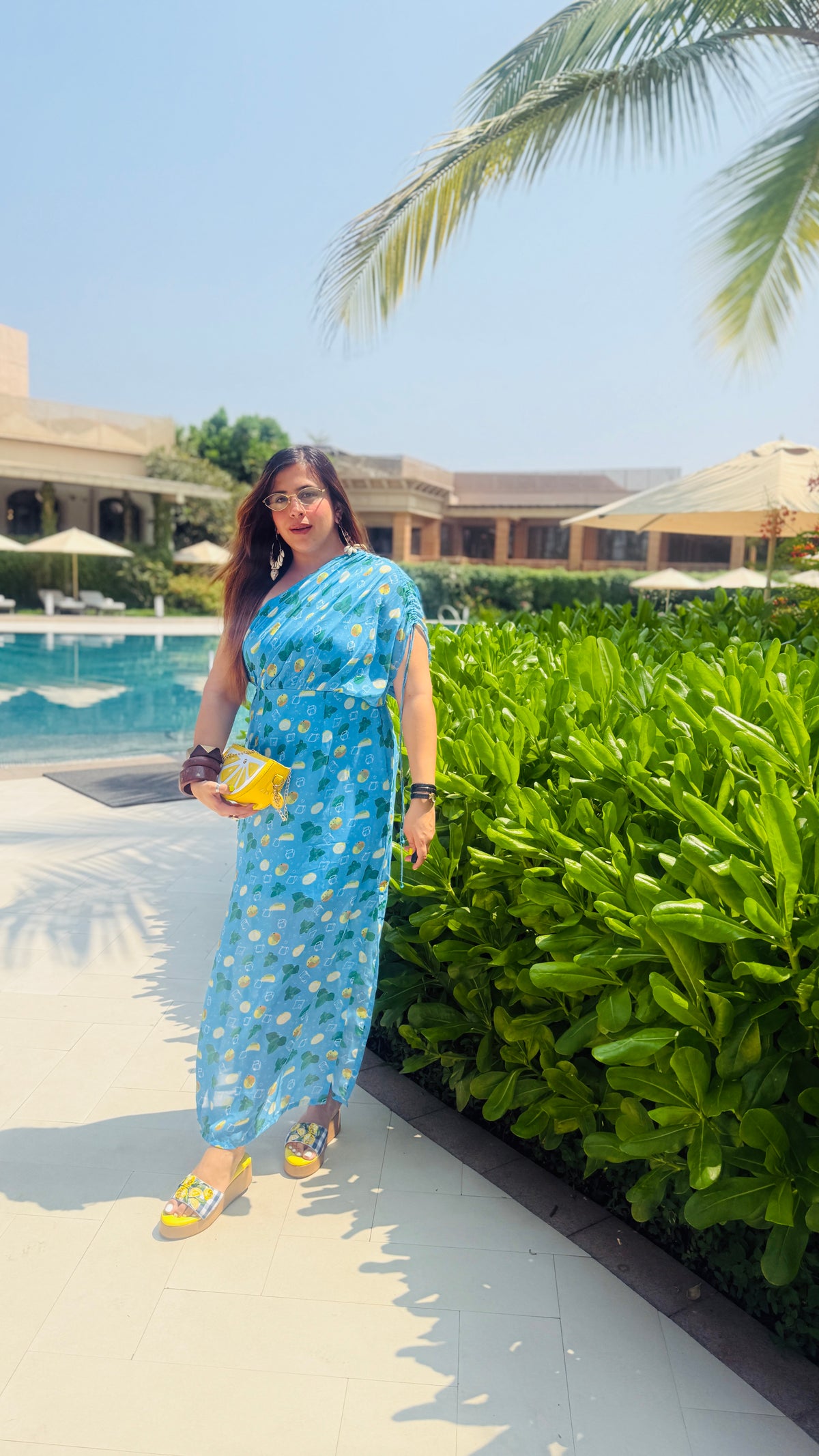 Amalfi Lemon Maxi Dress