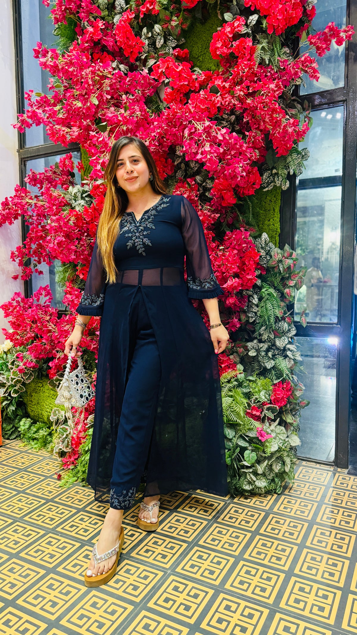 Midnight Vine Navy Blue Suit