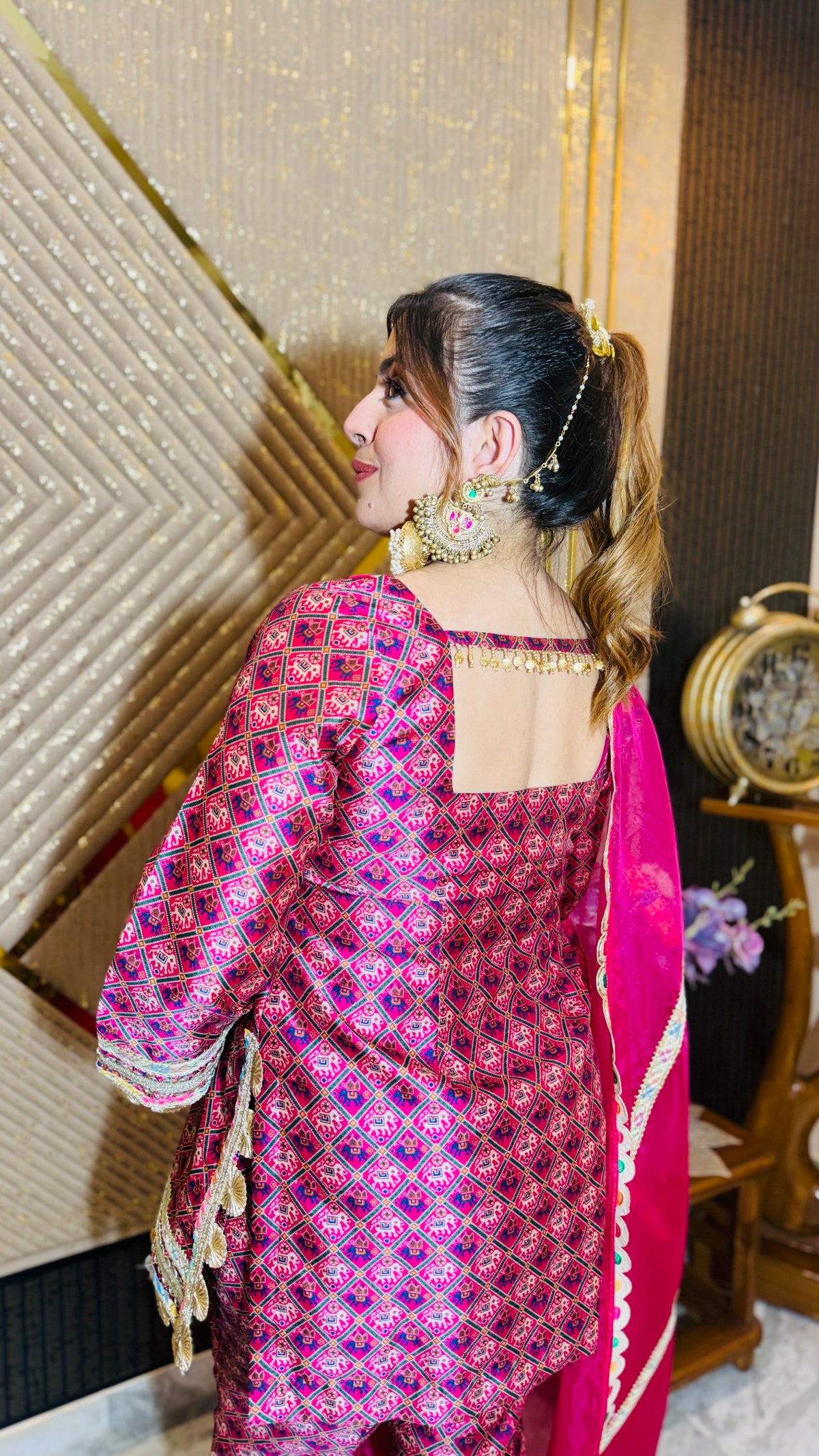 Pink Elephant Festive Suit